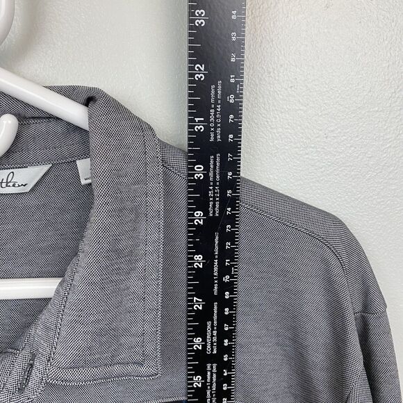 Travis Mathew Mens Extra Large XL Gray Cotton Blend Golf Polo Color block Active - Picture 5 of 10